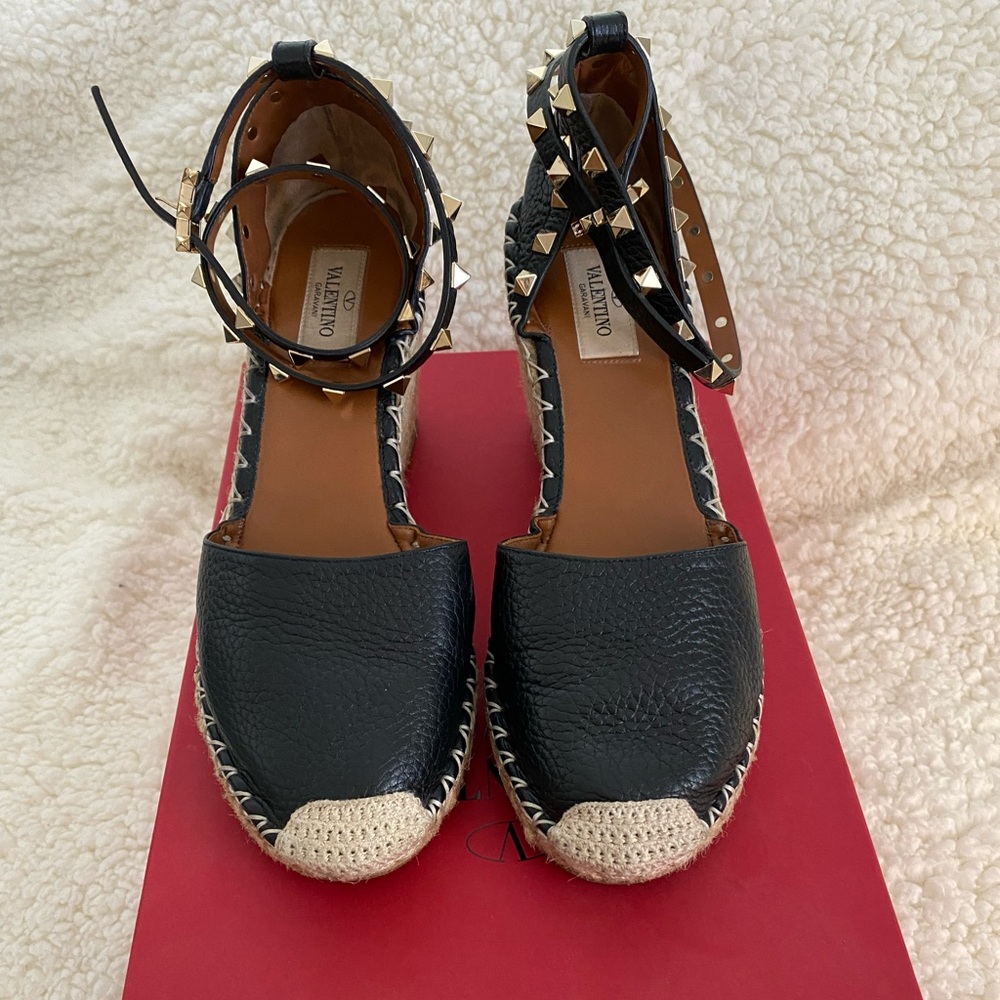 Valentino rockstud espadrille